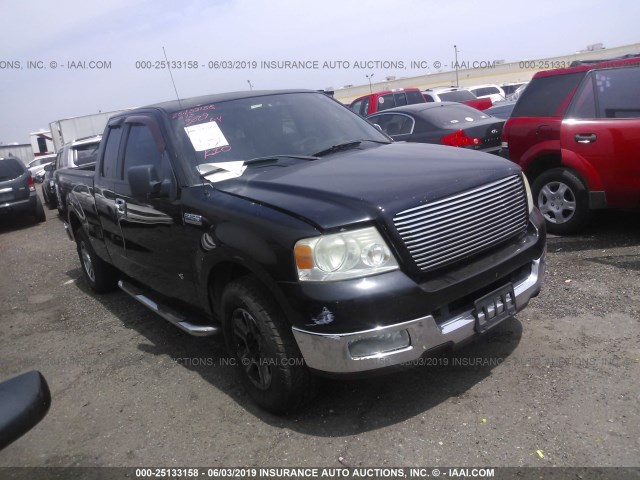 1FTPX12515KC86509 - 2005 FORD F150 BLACK photo 1