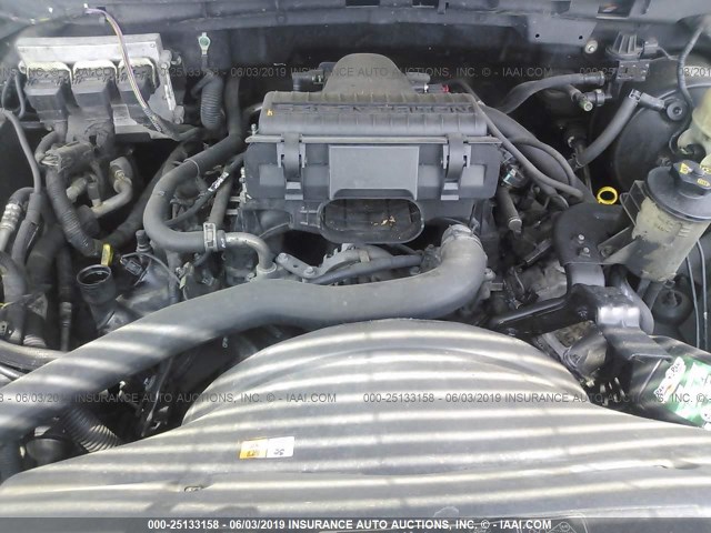 1FTPX12515KC86509 - 2005 FORD F150 BLACK photo 10