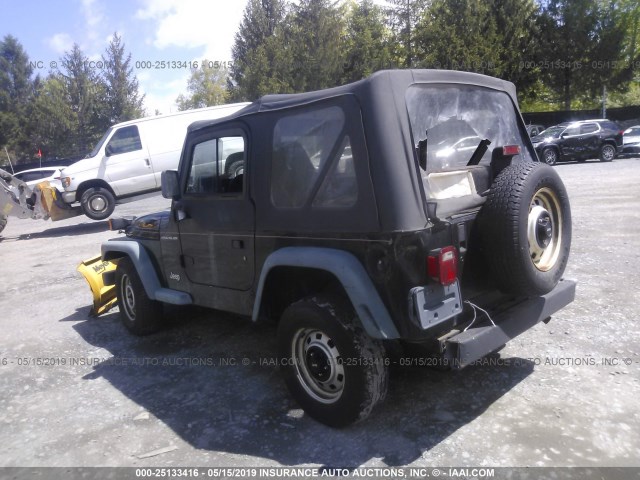 1J4FY29P7XP445975 - 1999 JEEP WRANGLER / TJ SE BLACK photo 3