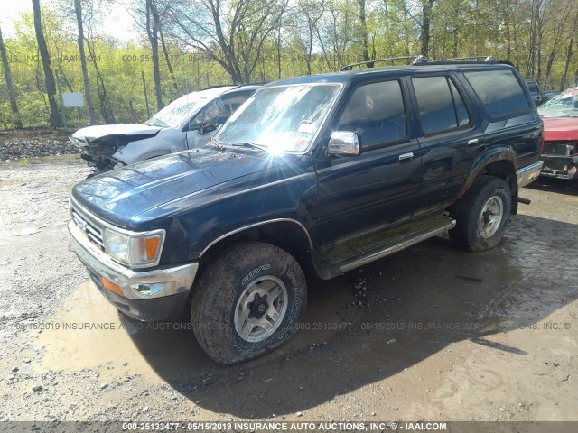 JT3VN39W5P0121119 - 1993 TOYOTA 4RUNNER VN39 SR5 BLUE photo 2