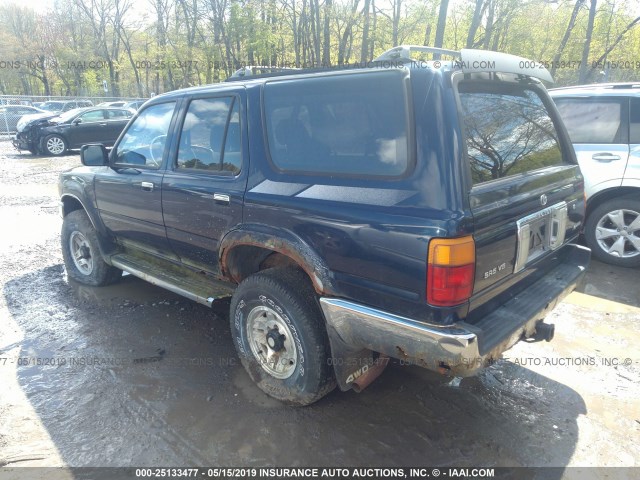 JT3VN39W5P0121119 - 1993 TOYOTA 4RUNNER VN39 SR5 BLUE photo 3