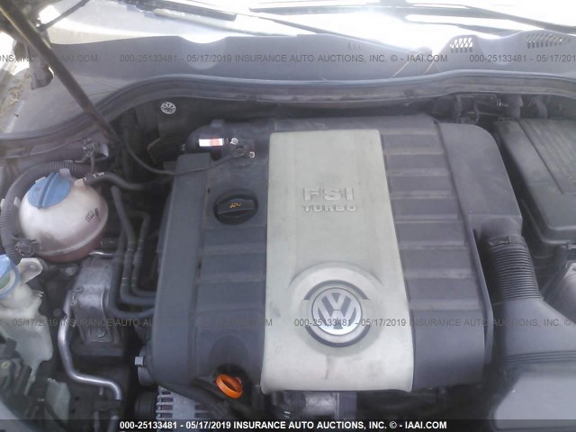 WVWAK73C16P043839 - 2006 VOLKSWAGEN PASSAT 2.0T/2.0T VALUE BLUE photo 10