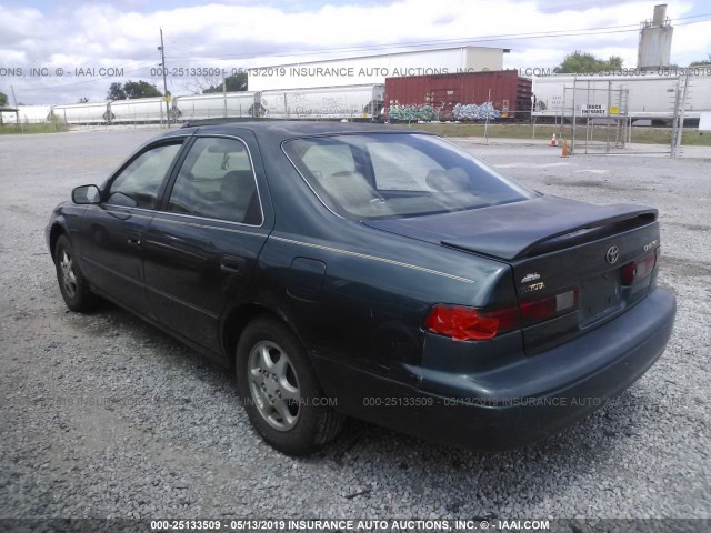 4T1BG22K1VU748928 - 1997 TOYOTA CAMRY CE/LE/XLE GREEN photo 3