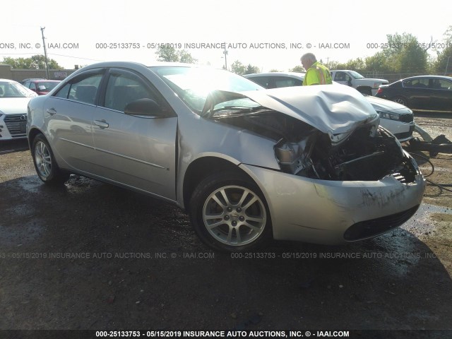 1G2ZF55B964180663 - 2006 PONTIAC G6 SE SILVER photo 1