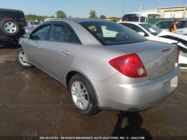 1G2ZF55B964180663 - 2006 PONTIAC G6 SE SILVER photo 3