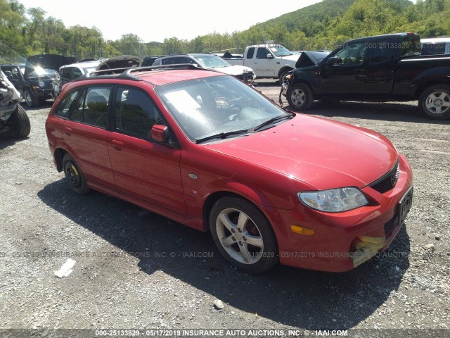 JM1BJ245131211911 - 2003 MAZDA PROTEGE PR5 RED photo 1