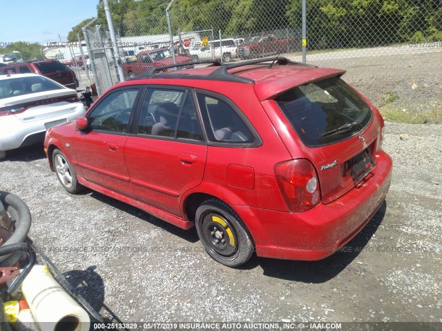 JM1BJ245131211911 - 2003 MAZDA PROTEGE PR5 RED photo 3