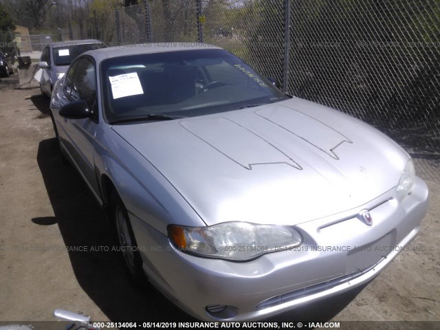 2G1WW15E519219653 - 2001 CHEVROLET MONTE CARLO LS 灰色 照片 1