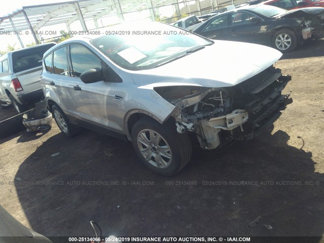 1FMCU0F75FUC73499 - 2015 FORD ESCAPE S SILVER photo 1