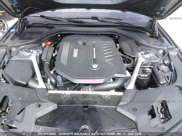 WBAJE7C5XJWC56635 - 2018 BMW 540 XI GRAY photo 10