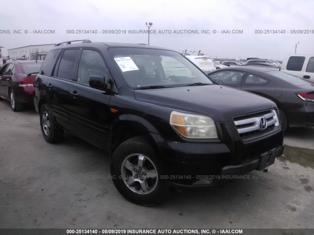 5FNYF28328B012336 - 2008 HONDA PILOT SE BLACK photo 1