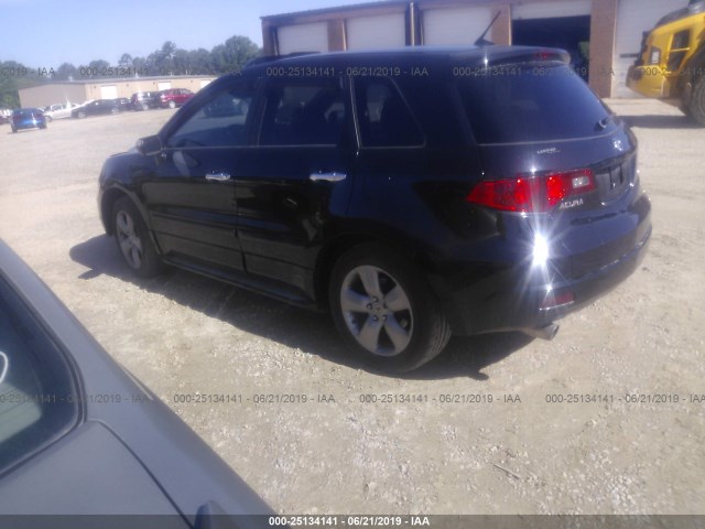 5J8TB18587A024064 - 2007 ACURA RDX BLACK photo 3