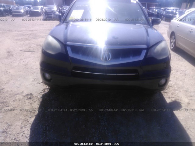 5J8TB18587A024064 - 2007 ACURA RDX BLACK photo 6