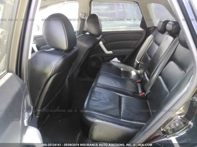 5J8TB18587A024064 - 2007 ACURA RDX BLACK photo 8