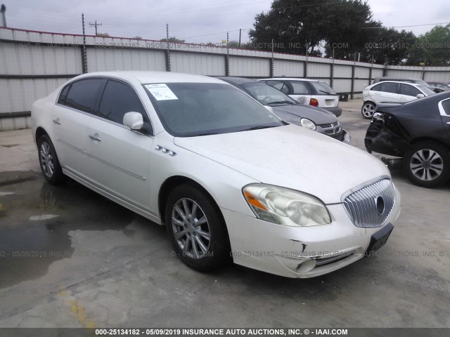 1G4HC5EMXAU123877 - 2010 BUICK LUCERNE CXL WHITE photo 1