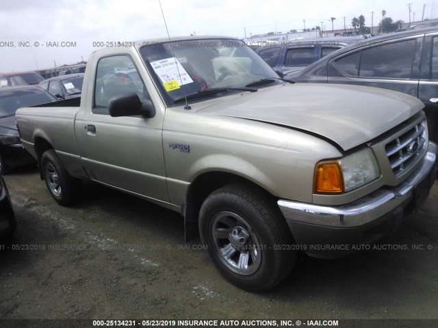 1FTYR10D42PA05942 - 2002 FORD RANGER TAN photo 1