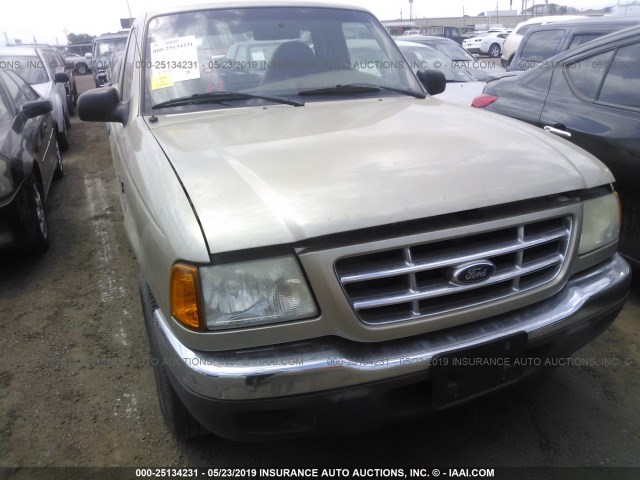 1FTYR10D42PA05942 - 2002 FORD RANGER TAN photo 6