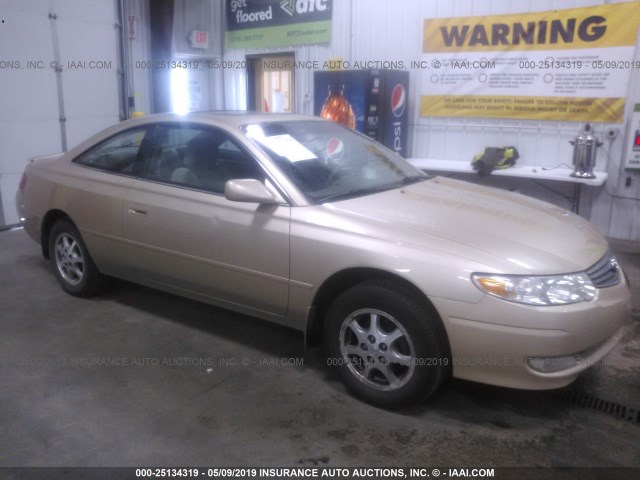 2T1CE22P82C017108 - 2002 TOYOTA CAMRY SOLARA SE GOLD photo 6