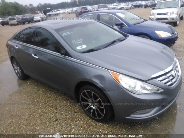 5NPEC4AB0BH236643 - 2011 HYUNDAI SONATA SE/LIMITED GRAY photo 1