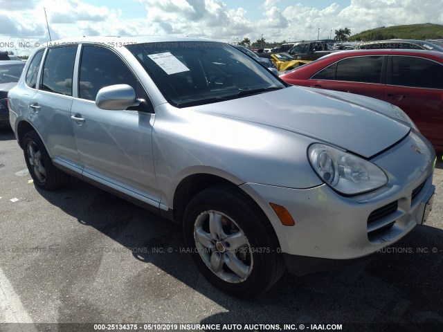 WP1AB29P64LA70373 - 2004 PORSCHE CAYENNE S SILVER photo 1