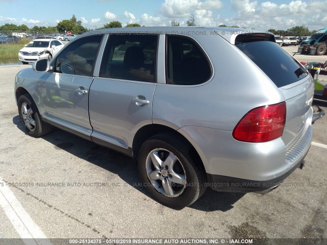 WP1AB29P64LA70373 - 2004 PORSCHE CAYENNE S SILVER photo 3