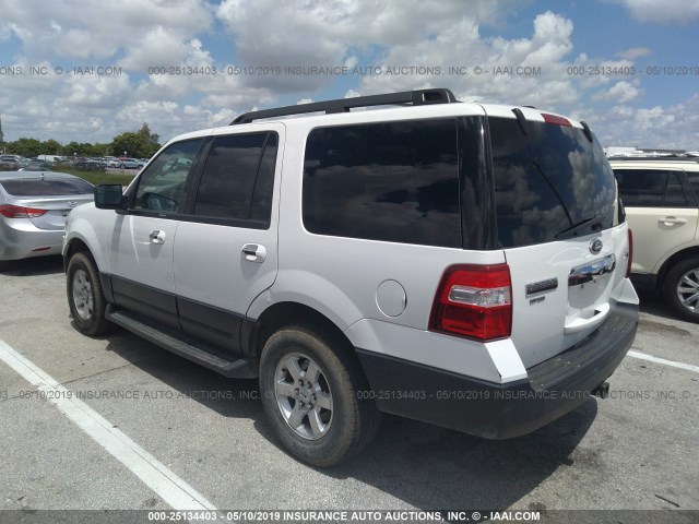 1FMJU1F51DEF30791 - 2013 FORD EXPEDITION XL WHITE photo 3