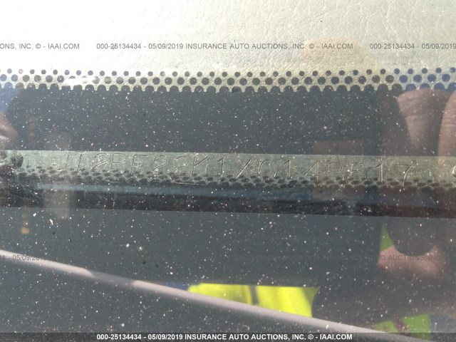 JT2BF22K1X0148517 - 1999 TOYOTA CAMRY LE/XLE Ақ фото 9