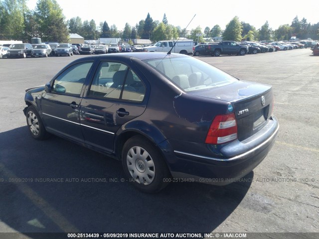 3VWRA69M75M015464 - 2005 VOLKSWAGEN JETTA GL BLUE photo 3