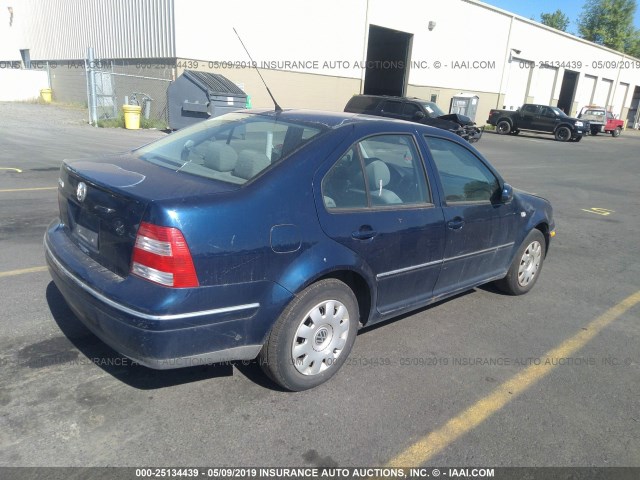 3VWRA69M75M015464 - 2005 VOLKSWAGEN JETTA GL BLUE photo 4