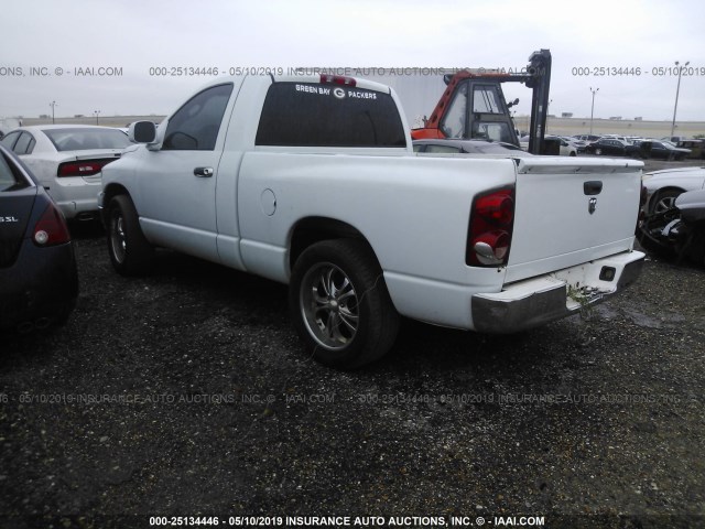 1D7HA16K18J237137 - 2008 DODGE RAM 1500 ST WHITE photo 3