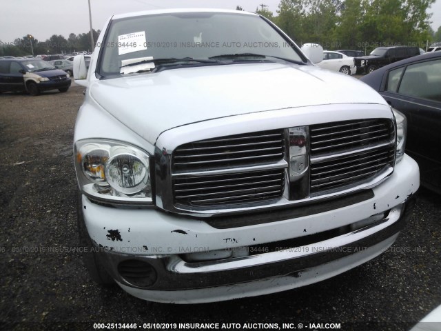 1D7HA16K18J237137 - 2008 DODGE RAM 1500 ST WHITE photo 6