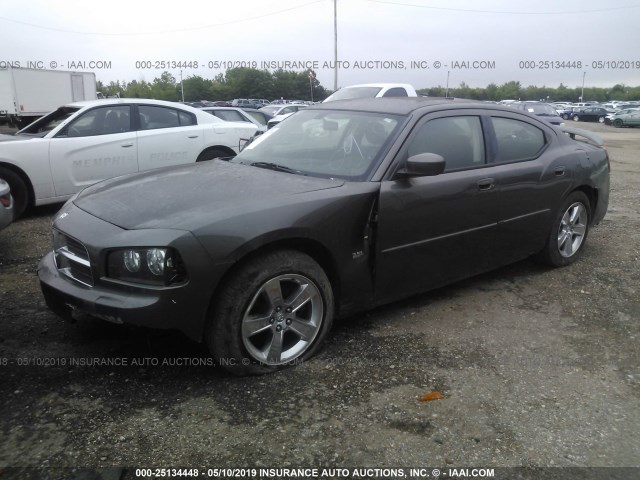 2B3CA3CV2AH141847 - 2010 DODGE CHARGER SXT GRAY photo 2