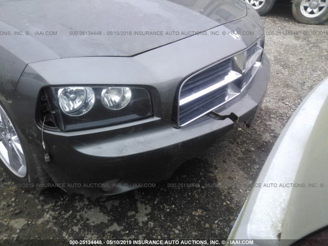 2B3CA3CV2AH141847 - 2010 DODGE CHARGER SXT GRAY photo 6