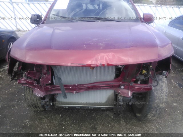 1GCGSCEN6J1237599 - 2018 CHEVROLET COLORADO LT BURGUNDY photo 6