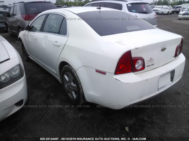 1G1ZG57B784292363 - 2008 CHEVROLET MALIBU LS 白色 照片 3