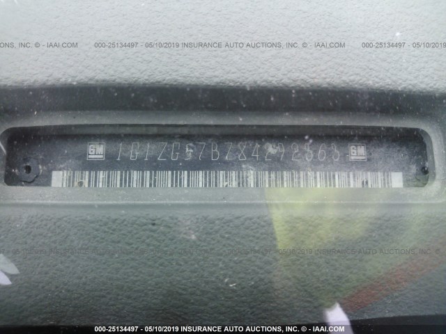 1G1ZG57B784292363 - 2008 CHEVROLET MALIBU LS 白色 照片 9