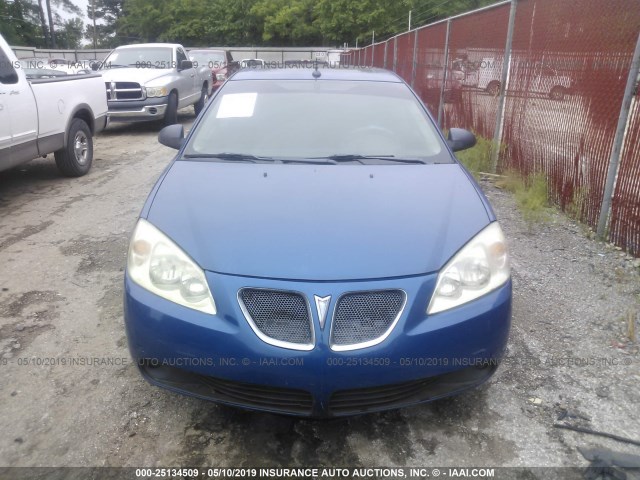 1G2ZH528654152658 - 2005 PONTIAC G6 GT BLUE photo 6