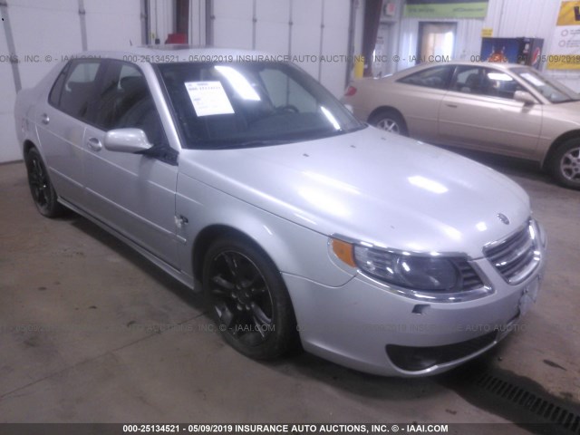 YS3ED49G873505920 - 2007 SAAB 9-5 2.3T SILVER photo 1