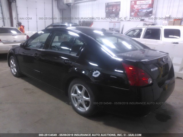 1N4BA41E94C846709 - 2004 NISSAN MAXIMA SE/SL BLACK photo 3