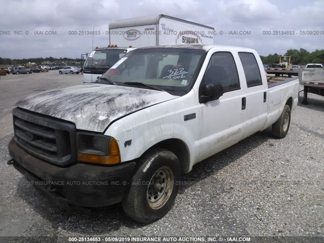 3FTSW30L21MA31655 - 2001 FORD F350 SRW SUPER DUTY WHITE photo 6