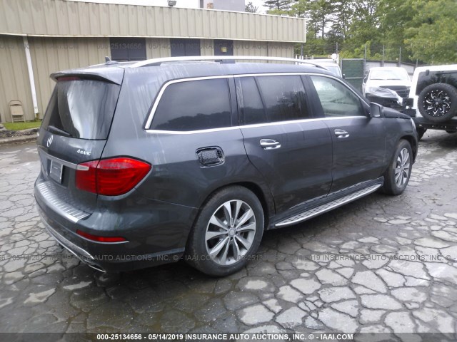 4JGDF7CEXEA324165 - 2014 MERCEDES-BENZ GL GRAY photo 4