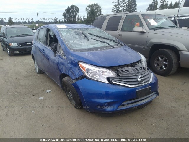 3N1CE2CP6FL352470 - 2015 NISSAN VERSA NOTE S/S PLUS/SV/SL/SR BLUE photo 1