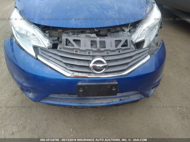 3N1CE2CP6FL352470 - 2015 NISSAN VERSA NOTE S/S PLUS/SV/SL/SR BLUE photo 6