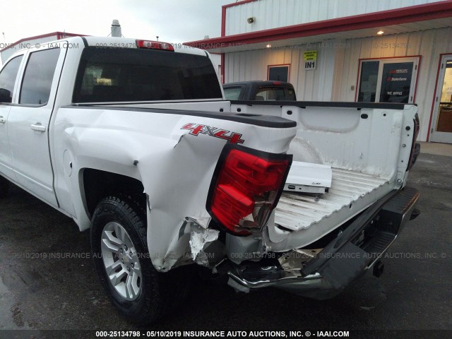 3GCUKREC2FG528324 - 2015 CHEVROLET SILVERADO K1500 LT WHITE photo 6