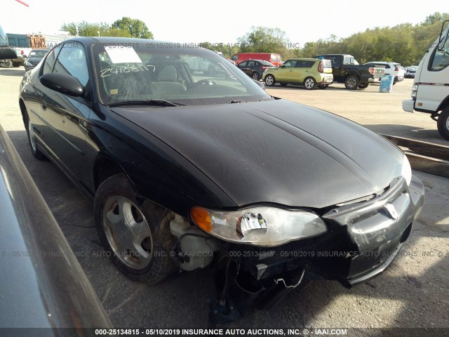 2G1WX12K9Y9260207 - 2000 CHEVROLET MONTE CARLO SS BLACK photo 1