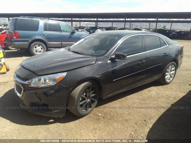 1G11C5SL6EF138008 - 2014 CHEVROLET MALIBU 1LT 黑色 照片 2