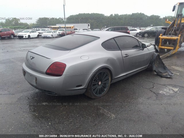 SCBCR63W85C028336 - 2005 BENTLEY CONTINENTAL GT GRAY photo 4