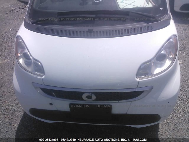 WMEEJ9AA4FK827867 - 2015 SMART FORTWO ELECTRIC WHITE photo 10