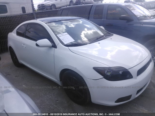 JTKDE167870161437 - 2007 TOYOTA SCION TC SILVER photo 1