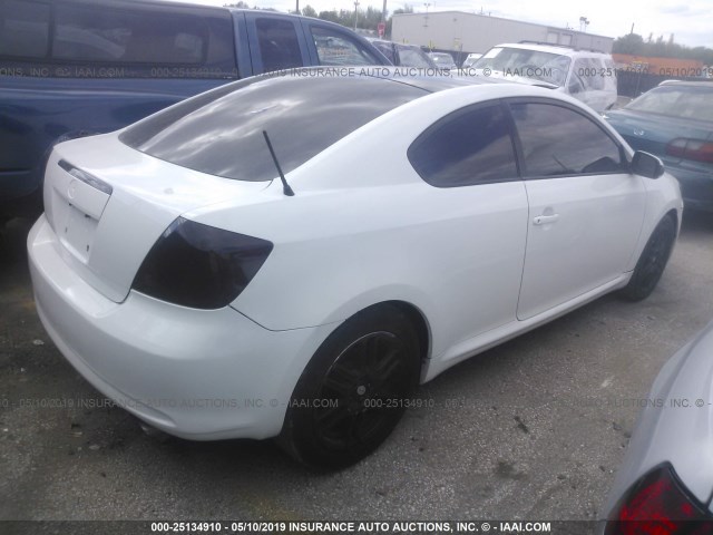 JTKDE167870161437 - 2007 TOYOTA SCION TC SILVER photo 4